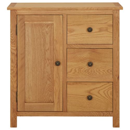 Armoire 70x35x75 cm Bois de chêne massif 2 - Photo n°3; ?>