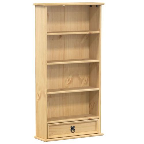 Armoire à CD Corona 52x17,5x103 cm bois de pin massif - Photo n°2; ?>