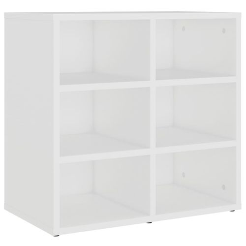 Armoire à chaussures Blanc 52,5x30x50 cm - Photo n°2; ?>