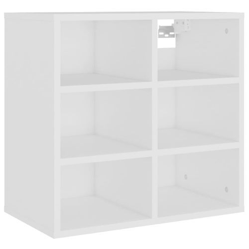 Armoire à chaussures Blanc 52,5x30x50 cm - Photo n°3; ?>