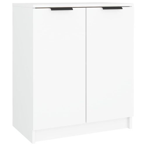 Armoire à chaussures Blanc 59x35x70 cm Bois d'ingénierie - Photo n°2; ?>