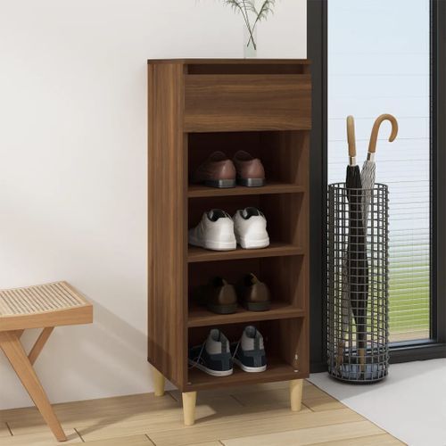 Armoire à chaussures Chêne marron 40x36x105cm Bois d'ingénierie - Photo n°2; ?>