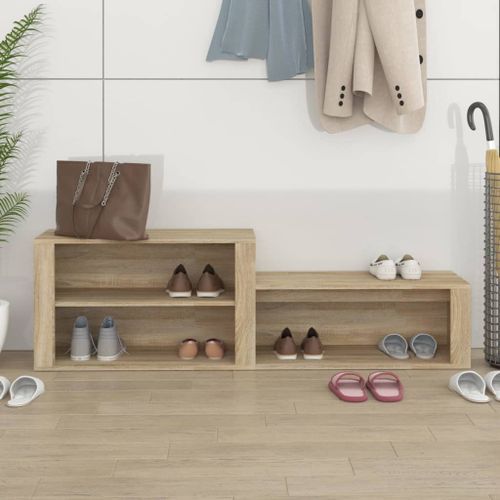 Armoire à chaussures Chêne sonoma 150x35x45cm Bois d'ingénierie - Photo n°3; ?>