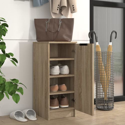 Armoire à chaussures Chêne Sonoma 30x35x70 cm Bois d'ingénierie - Photo n°3; ?>