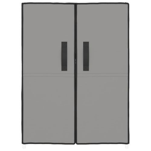 Armoire à chaussures Gris 60x28x90 cm Tissu - Photo n°3; ?>