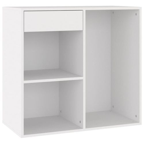 Armoire à cosmétiques Blanc 80x40x75 cm Bois d'ingénierie - Photo n°2; ?>