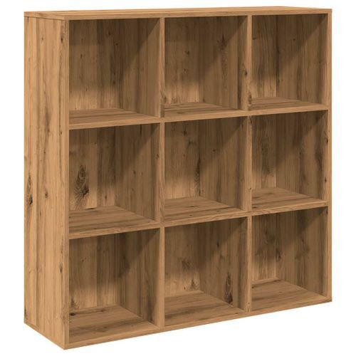 Armoire à livres chêne artisanal 98x29x97,5 cm - Photo n°2; ?>