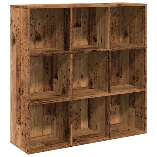 Armoire à livres vieux bois 98x29x97,5 cm - Photo n°2; ?>