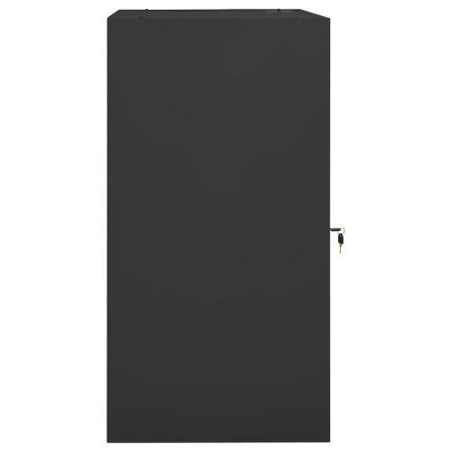 Armoire à selles Anthracite 53x53x105 cm Acier - Photo n°3; ?>