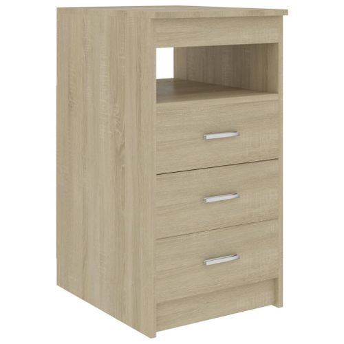 Armoire à tiroirs Chêne sonoma 40x50x76 cm Bois d'ingénierie - Photo n°2; ?>