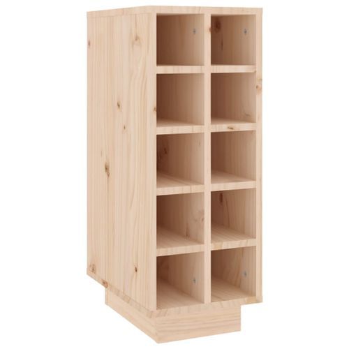 Armoire à vin 23x34x61 cm Bois de pin massif - Photo n°2; ?>