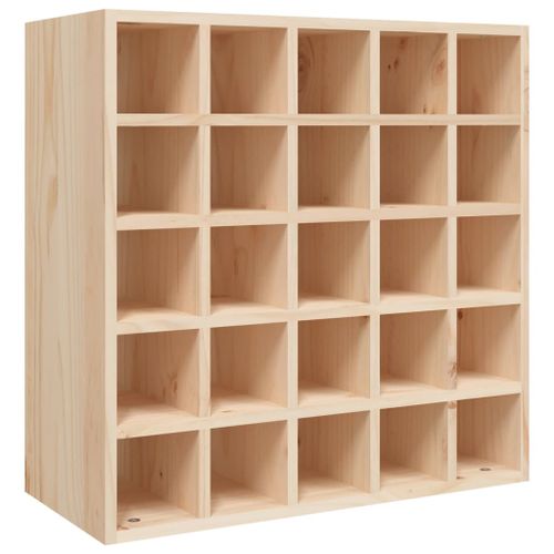 Armoire à vin 56x25x56 cm Bois de pin massif - Photo n°2; ?>