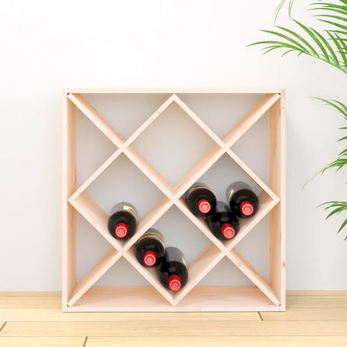 Armoire à vin 62x25x62 cm Bois de pin massif - Photo n°3; ?>