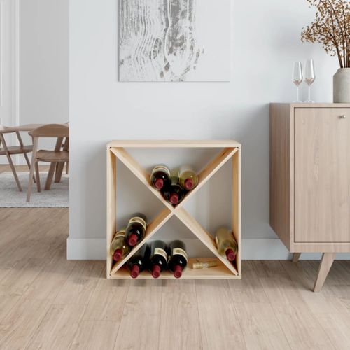 Armoire à vin 62x25x62 cm Bois de pin massif - Photo n°3; ?>