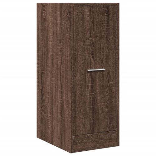 Armoire apothicaire chêne marron 30x41x77,5cm bois d'ingénierie - Photo n°3; ?>