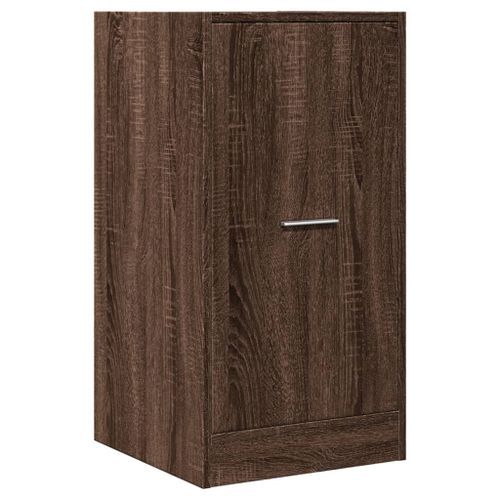 Armoire apothicaire chêne marron 40x41x77,5cm bois d'ingénierie - Photo n°3; ?>