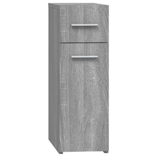 Armoire apothicaire Sonoma gris 20x45,5x60 cm Bois d'ingénierie - Photo n°2; ?>