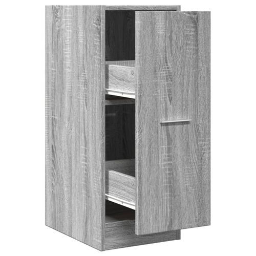 Armoire apothicaire sonoma gris 30x41x77,5 cm bois d'ingénierie - Photo n°2; ?>