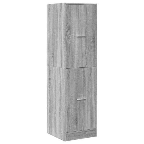 Armoire apothicaire sonoma gris 40x41x144,5cm bois d'ingénierie - Photo n°3; ?>