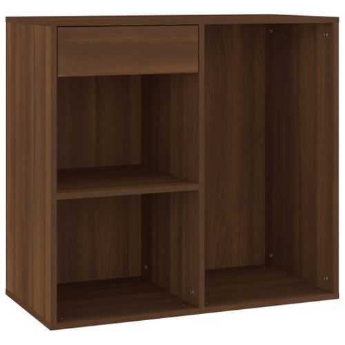 Armoire cosmétique Chêne marron 80x40x75 cm Bois d'ingénierie - Photo n°2; ?>