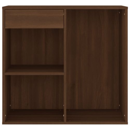 Armoire cosmétique Chêne marron 80x40x75 cm Bois d'ingénierie - Photo n°3; ?>