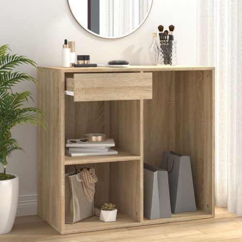 Armoire cosmétique Chêne Sonoma 80x40x75 cm Bois d'ingénierie - Photo n°2; ?>