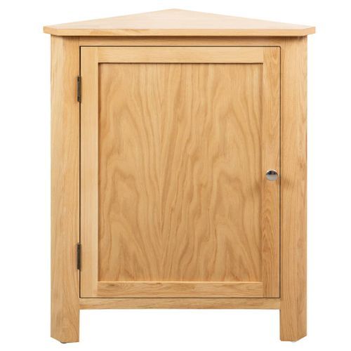 Armoire d'angle 59 x 36 x 80 cm Bois de chêne massif - Photo n°2; ?>