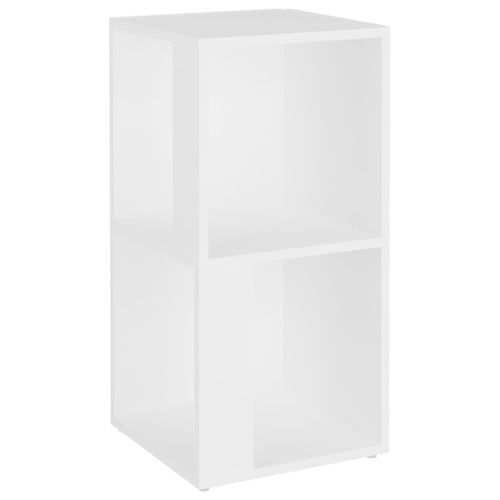 Armoire d'angle Blanc 33x33x67 cm Bois d'ingénierie - Photo n°2; ?>