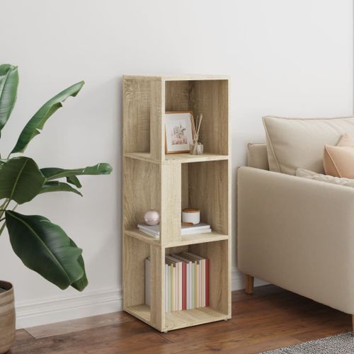 Armoire d'angle Chêne sonoma 33x33x100 cm Bois d'ingénierie - Photo n°3; ?>