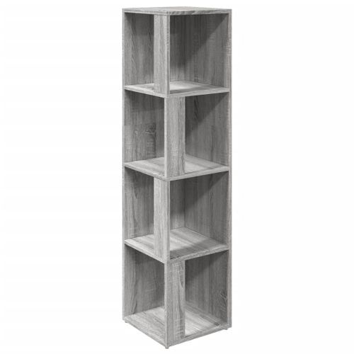 Armoire d'angle Sonoma gris 33x33x132 cm Bois d'ingénierie - Photo n°2; ?>