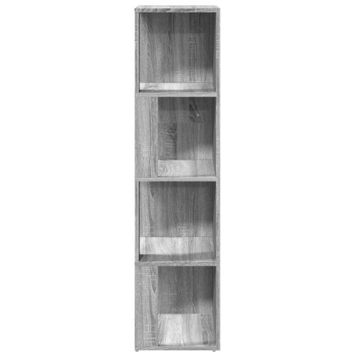 Armoire d'angle Sonoma gris 33x33x132 cm Bois d'ingénierie - Photo n°3; ?>