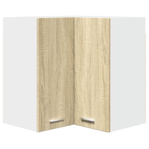 Armoire d'angle suspendue Chêne sonoma 57x57x60 cm - Photo n°2; ?>