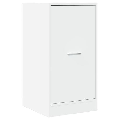 Armoire d'apothicaire blanc 40x41x77,5 cm bois d'ingénierie - Photo n°3; ?>