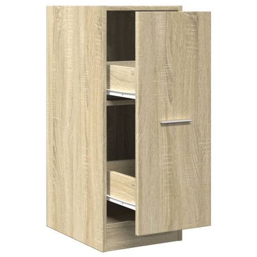 Armoire d'apothicaire chêne sonoma 30x41x77,5cm bois ingénierie - Photo n°2; ?>