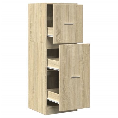 Armoire d'apothicaire chêne sonoma 40x41x118 cm bois ingénierie - Photo n°2; ?>