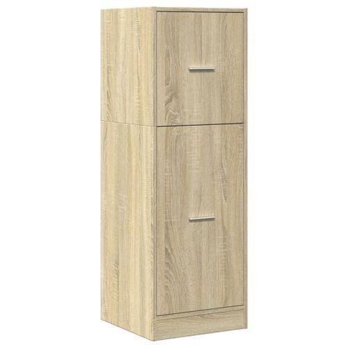 Armoire d'apothicaire chêne sonoma 40x41x118 cm bois ingénierie - Photo n°3; ?>