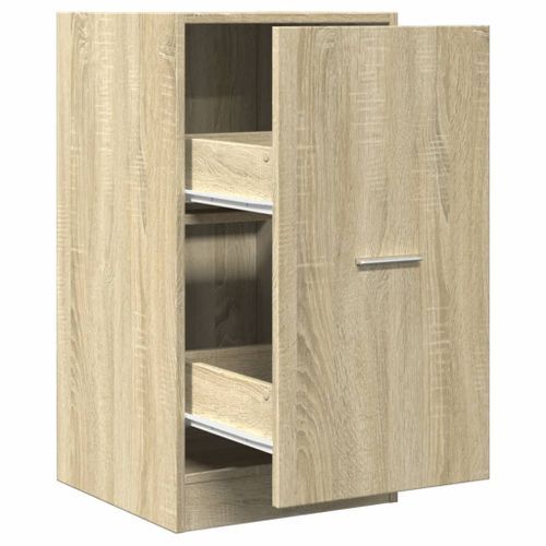 Armoire d'apothicaire chêne sonoma 40x41x77,5cm bois ingénierie - Photo n°2; ?>