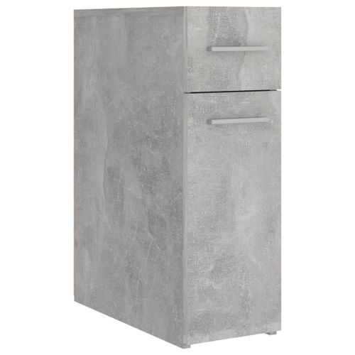 Armoire d'apothicaire Gris béton 20x45,5x60 cm - Photo n°2; ?>