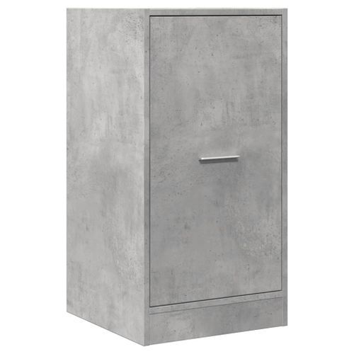 Armoire d'apothicaire gris béton 40x41x77,5cm bois d'ingénierie - Photo n°3; ?>