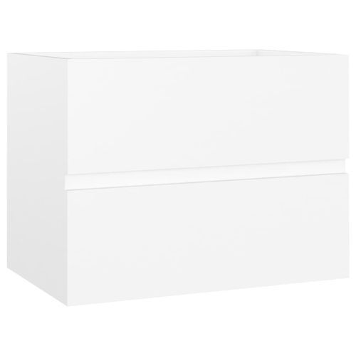 Armoire d'évier Blanc 60x38,5x45 cm - Photo n°2; ?>