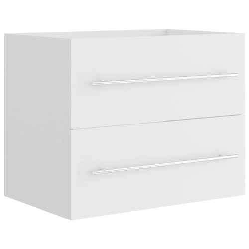 Armoire d'évier Blanc 60x38,5x48 cm - Photo n°2; ?>