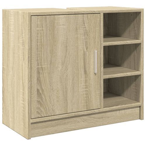 Armoire d'évier chêne sonoma 63x29x55 cm bois d'ingénierie - Photo n°2; ?>