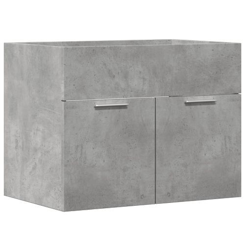 Armoire d'évier Gris béton 60x38,5x46 cm - Photo n°2; ?>