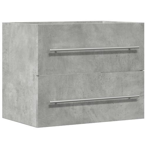 Armoire d'évier Gris béton 60x38,5x48 cm - Photo n°2; ?>