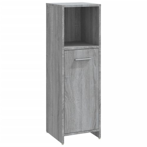 Armoire de bain Sonoma gris 30x30x95 cm Bois d'ingénierie - Photo n°2; ?>