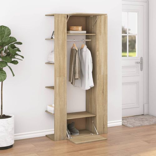 Armoire de couloir Chêne sonoma 97,5x37x99 cm Bois d'ingénierie - Photo n°3; ?>