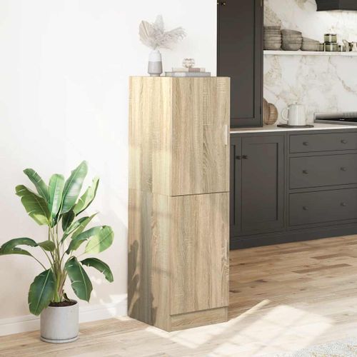 Armoire de cuisine chêne sonoma 38x41,5x131,5cm bois ingénierie - Photo n°3; ?>