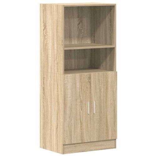 Armoire de cuisine chêne sonoma 57x41,5x131,5cm bois ingénierie - Photo n°2; ?>