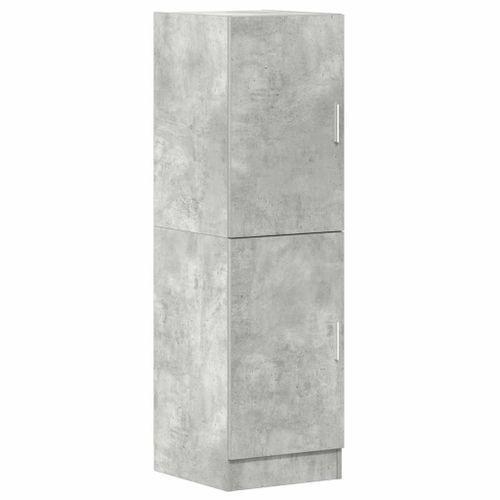 Armoire de cuisine gris béton 38x41,5x131,5 cm bois ingénierie - Photo n°2; ?>