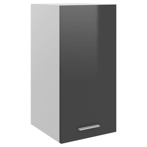 Armoire de cuisine Gris brillant 29,5x31x60 cm - Photo n°2; ?>